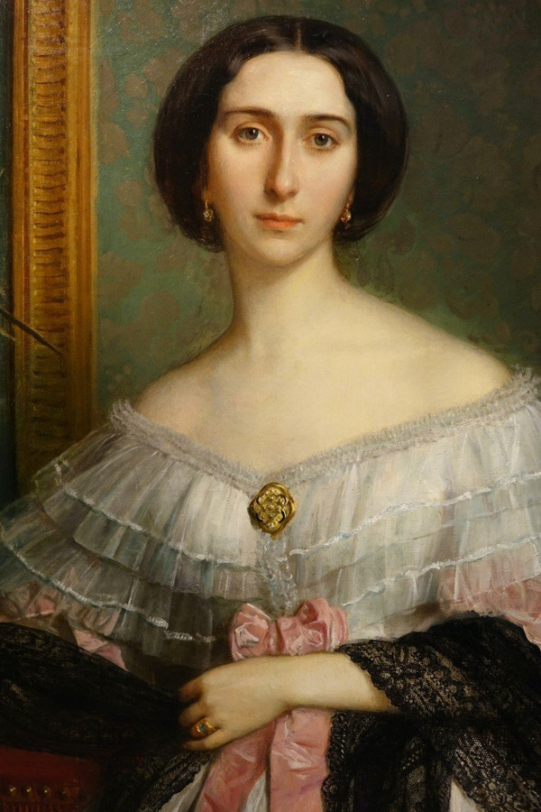 Porträt einer jungen Aristokratin, Frankreich, um 1850