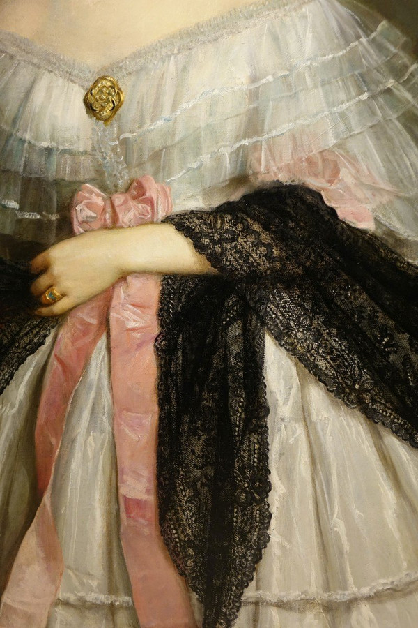 Porträt einer jungen Aristokratin, Frankreich, um 1850