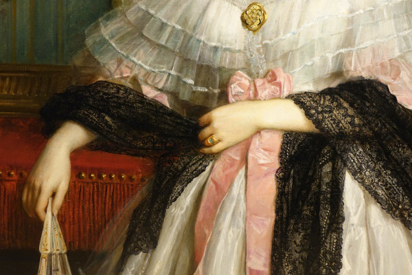 Porträt einer jungen Aristokratin, Frankreich, um 1850