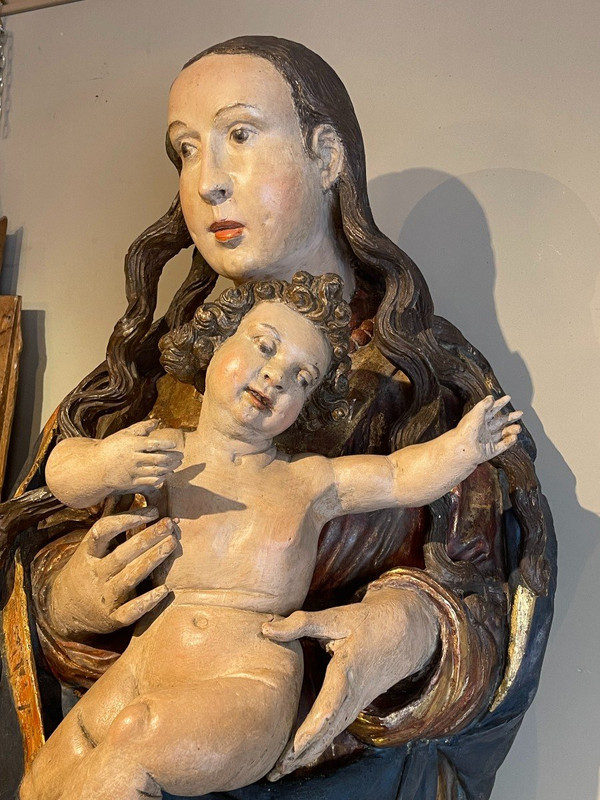 Très grande Vierge à l'Enfant, Allemagne du sud, 16e S.