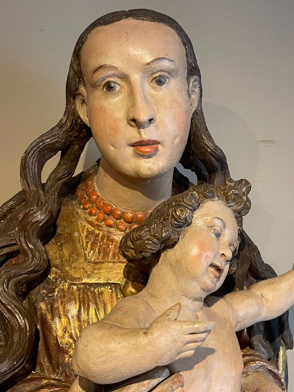 Très grande Vierge à l'Enfant, Allemagne du sud, 16e S.