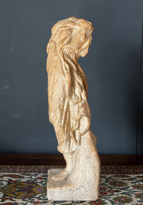 Statue of a woman dancing in the Antique style, modeled by Michel Caryl's workshop in Provence