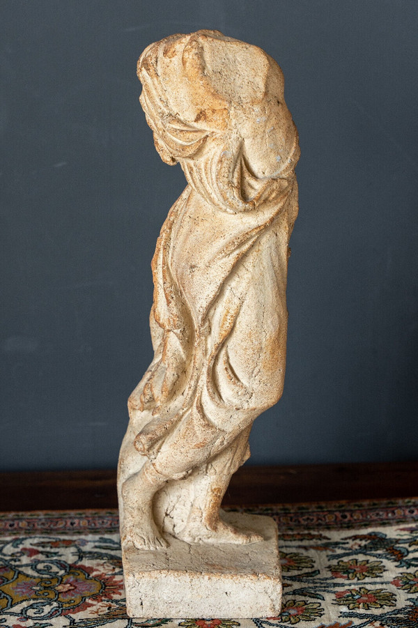 Statue of a woman dancing in the Antique style, modeled by Michel Caryl's workshop in Provence