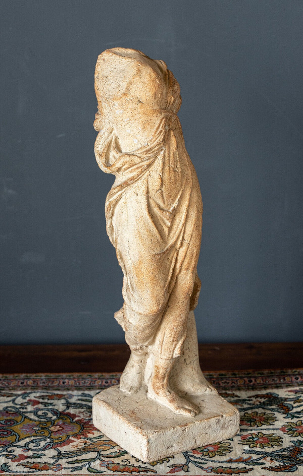 Statue of a woman dancing in the Antique style, modeled by Michel Caryl's workshop in Provence