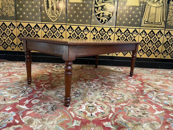Table basse en merisier de style Louis Philippe 