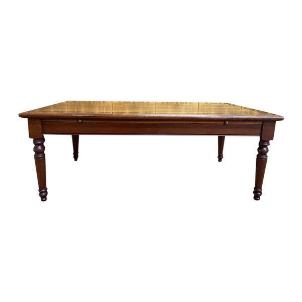 Table basse en merisier de style Louis Philippe 