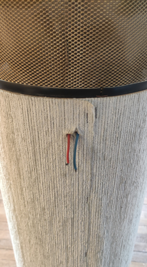 Pair of large vintage floorstanding speakers from the 1960s/1970s, Charlin brand.