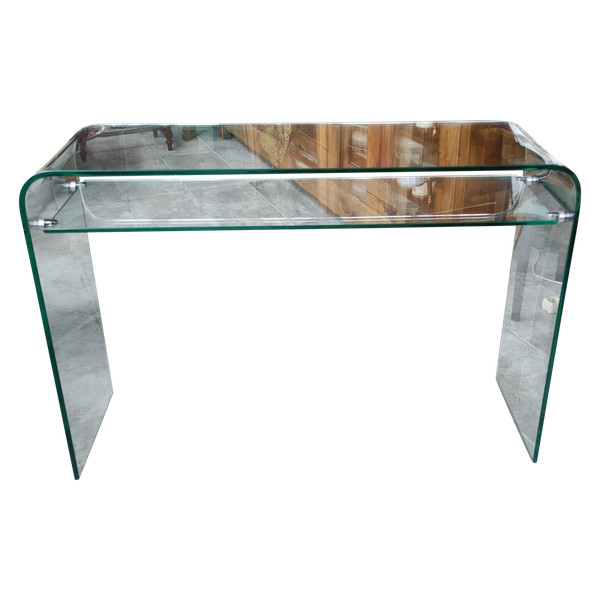 Designer-Konsole aus thermogeformtem Hartglas