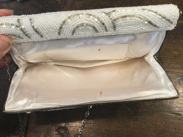 50s beaded clutch