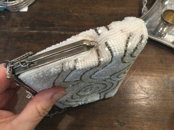 50s beaded clutch