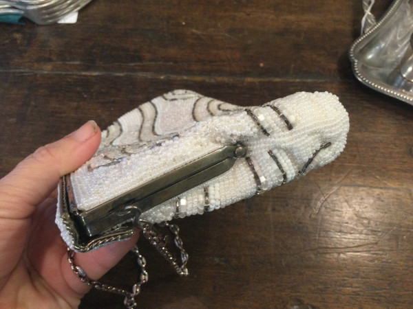 50s beaded clutch