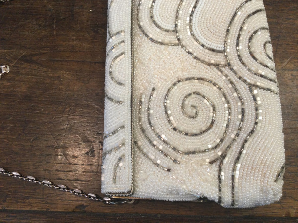 50s beaded clutch