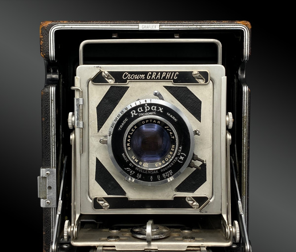 Appareil photographique de presse CROWN GRAPHIC SPECIAL 4 x 5 Etats-Unis XXème