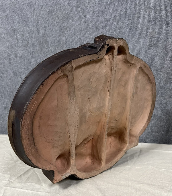 Joe DESCAMPS (1869 - 1950): Sehr große leere Tasche im Jugendstil um 1900