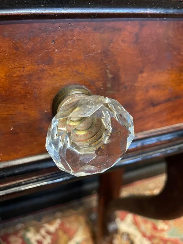 Console d'epoca Napoleone III in mogano