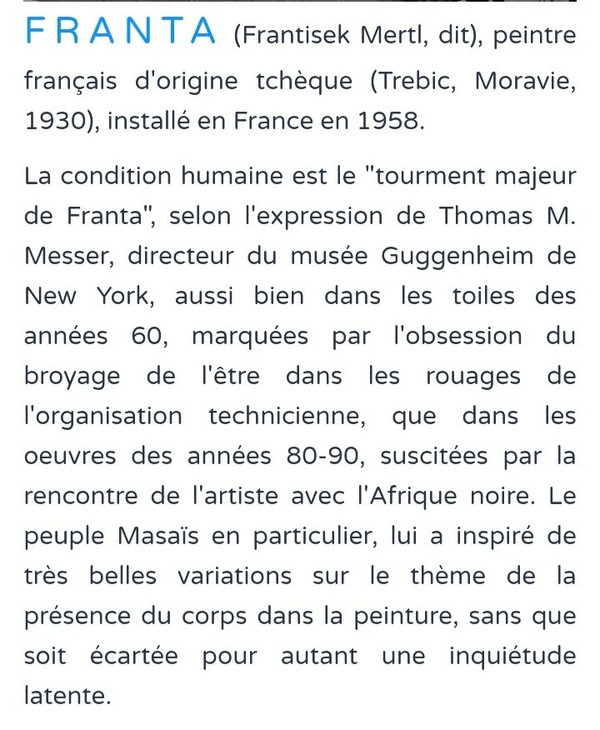 FRANTA  ne en 1930