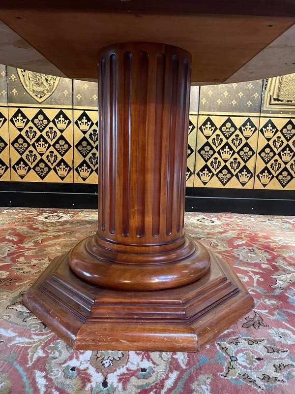 Table de salle à manger ronde en marbre 