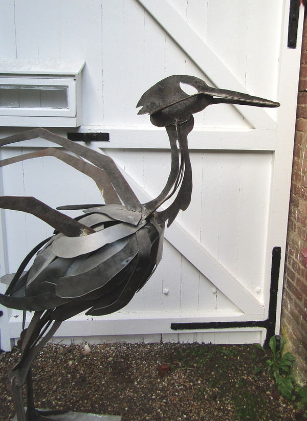 Scultura di cicogna
