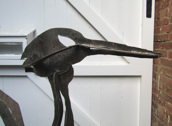 Scultura di cicogna