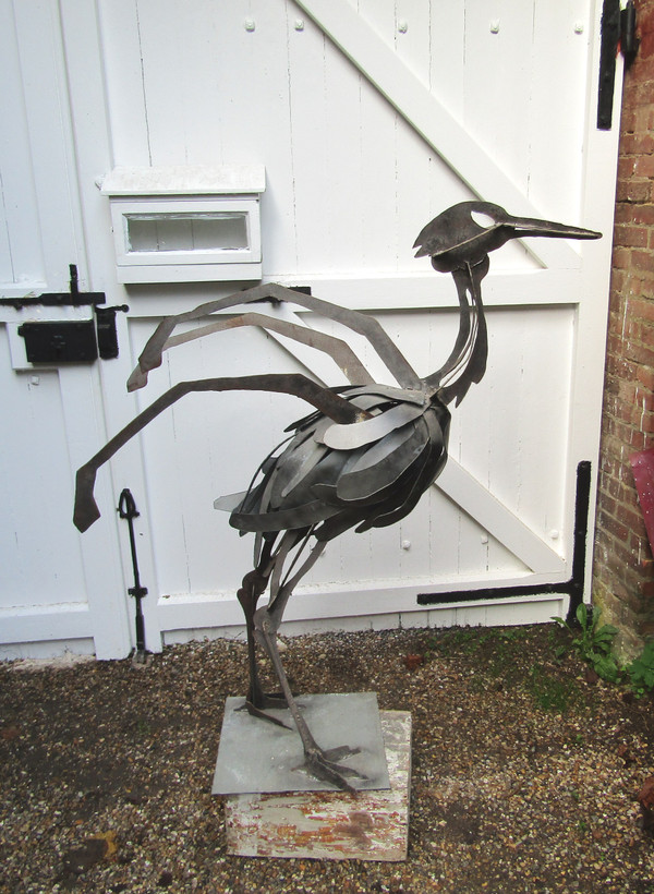 Scultura di cicogna