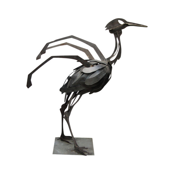 Scultura di cicogna