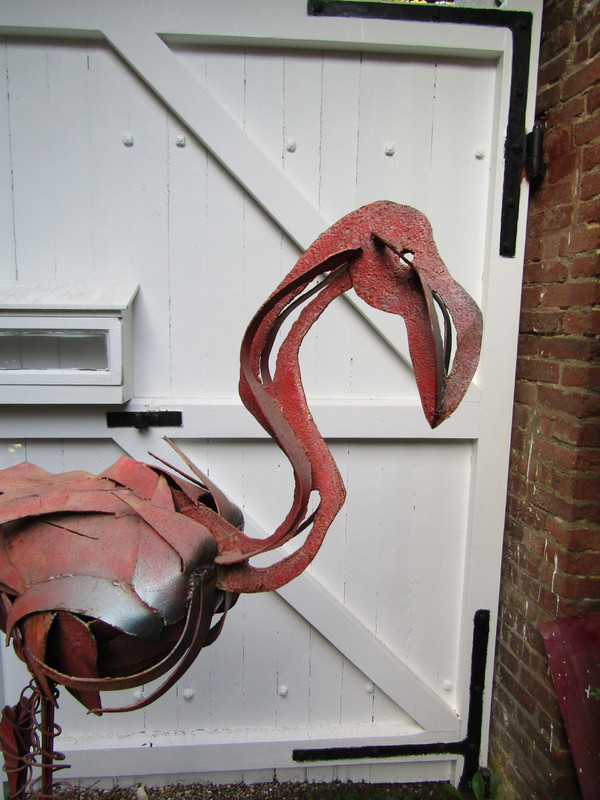 Sculpture Cigogne