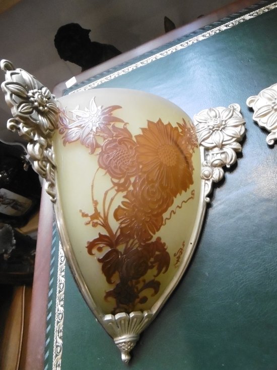 Wandleuchten Emile Gallé Jugendstil
