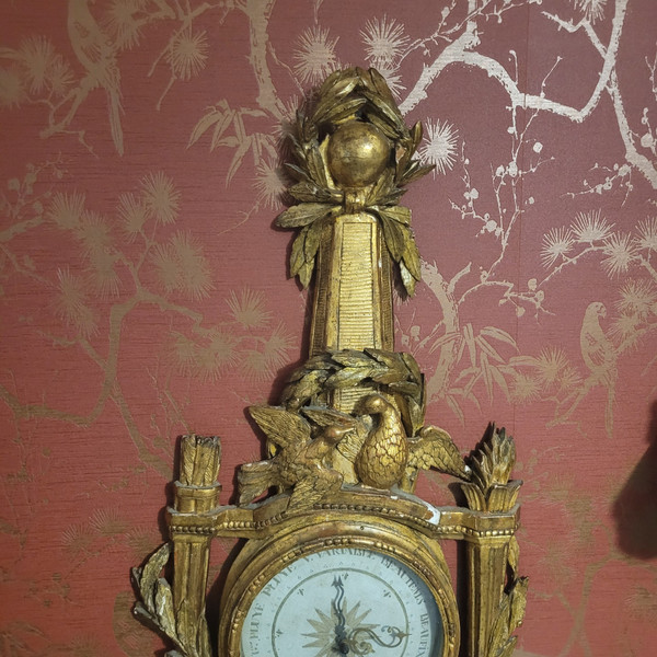 LOUIS XVI Barometer and Thermometer -- TO BE RESTORED --