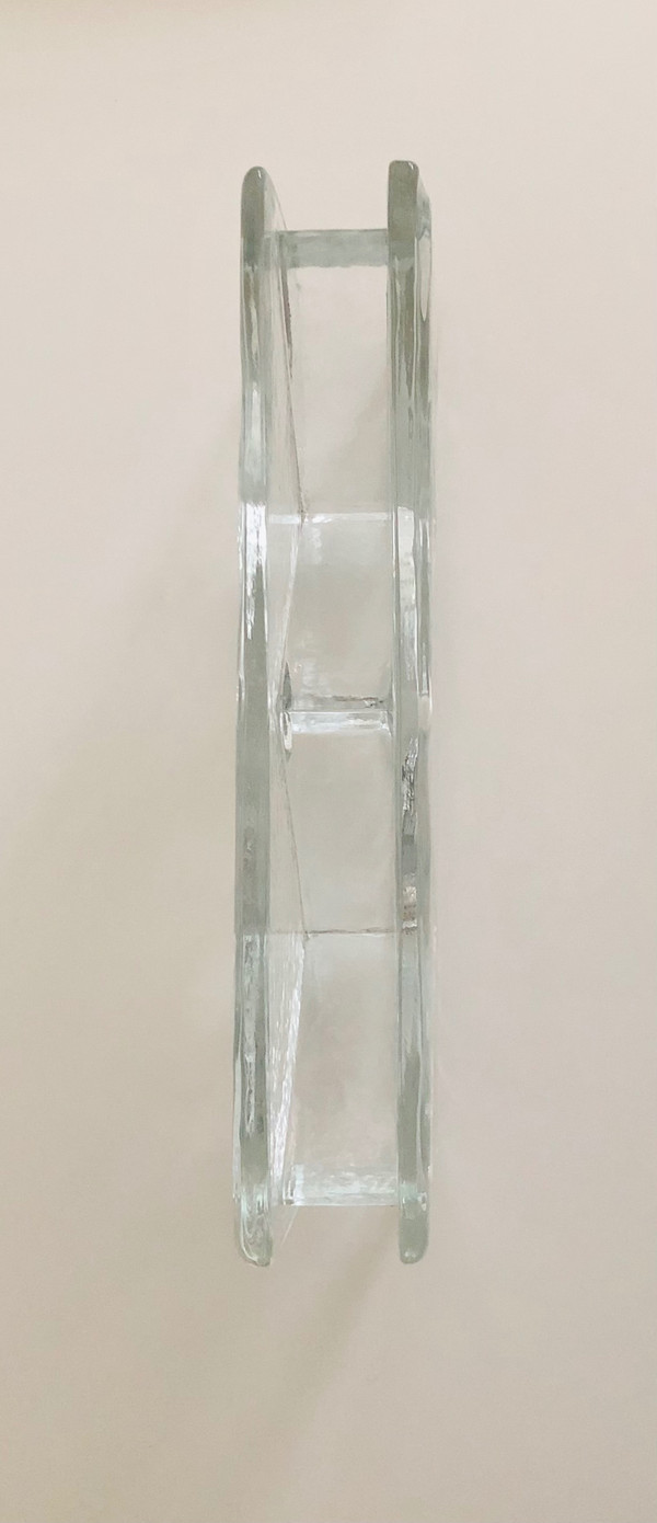 Murano glass pocket emptier by Leucos, Italy 1970s