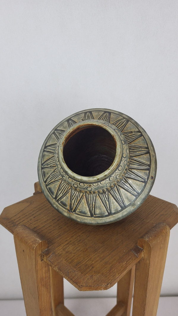 Vase Art Déco en grès Charles Gréber (1853-1935)
