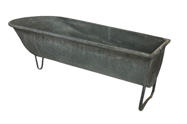 Alte Zinkbadewanne L’Idéale