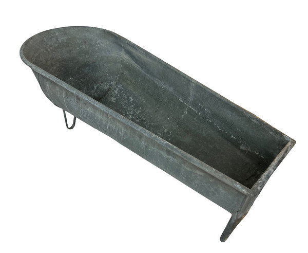 Alte Zinkbadewanne L’Idéale