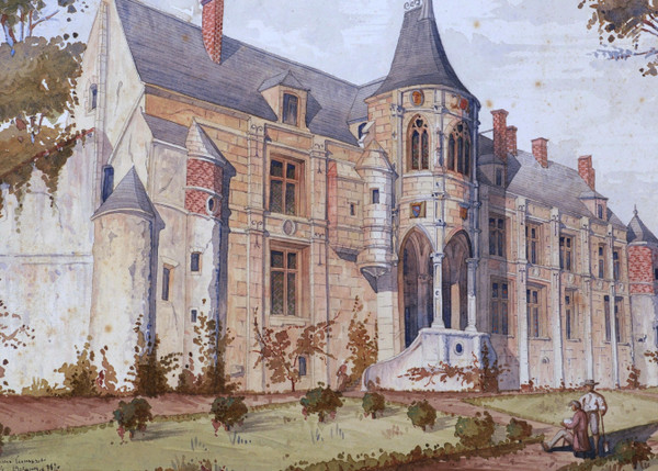 FRENCH School in 1870, The Château de Nantouillet