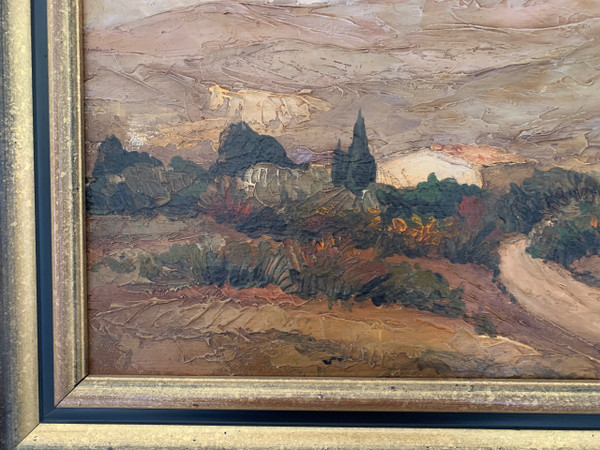 paysage Provençal  sud Drome 