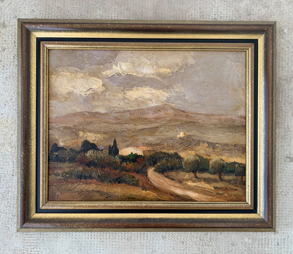 paysage Provençal  sud Drome 
