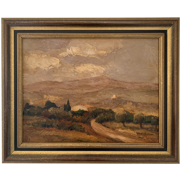 paysage Provençal  sud Drome 