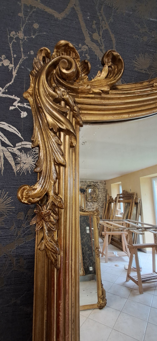 19th century mirror 184 x 108