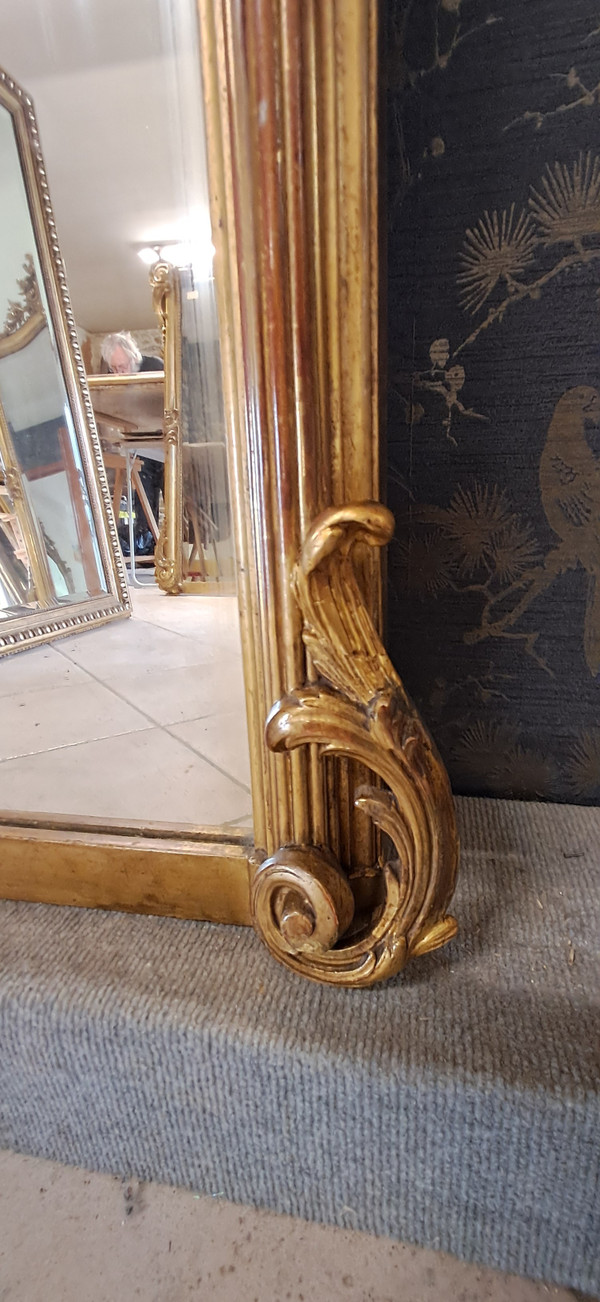 19th century mirror 184 x 108