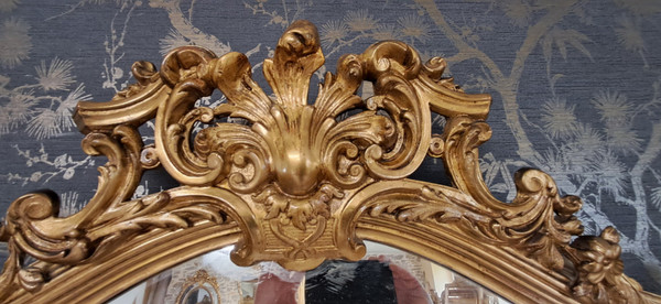 19th century mirror 184 x 108