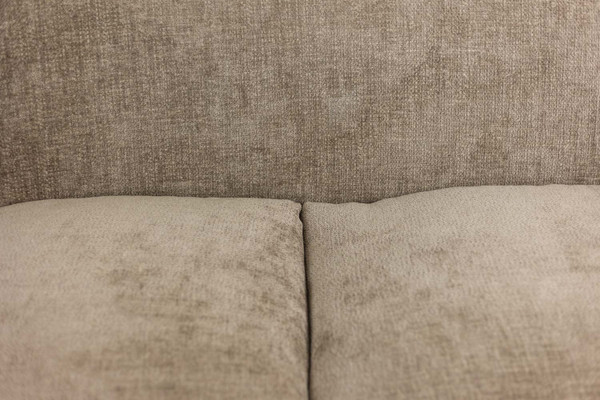 Rectangular sofa in gray velvet. 1990s. LS60311509A