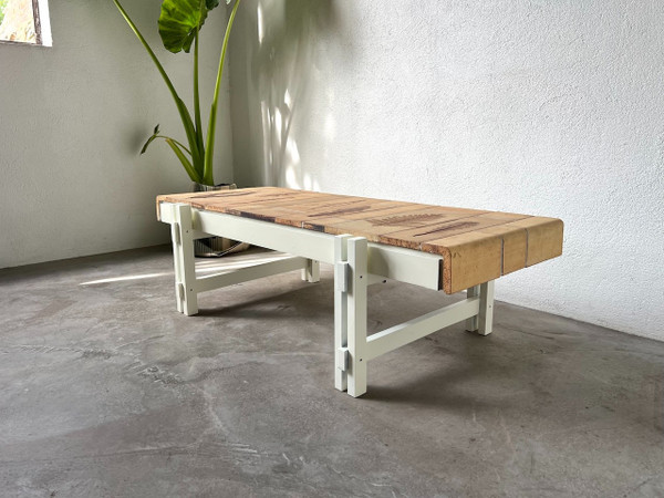 Roger Capron rectangular coffee table, Vallauris France 1960