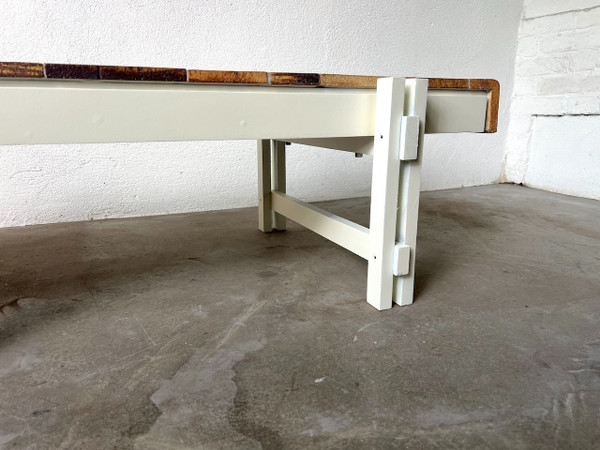 Roger Capron rectangular coffee table, Vallauris France 1960