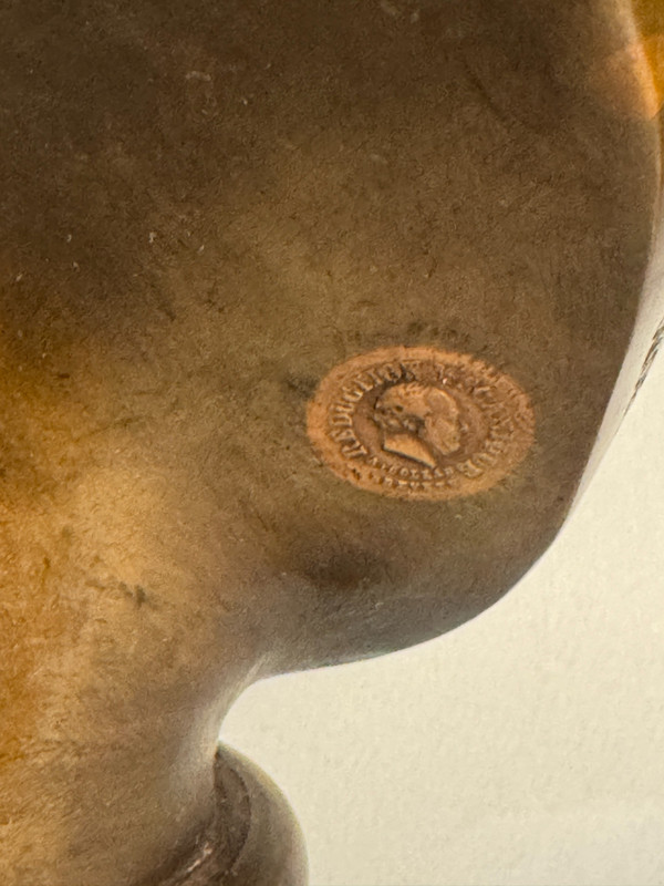 Buste d’Ariane en bronze F. Barbedienne (Bacchus, Antinoüs)