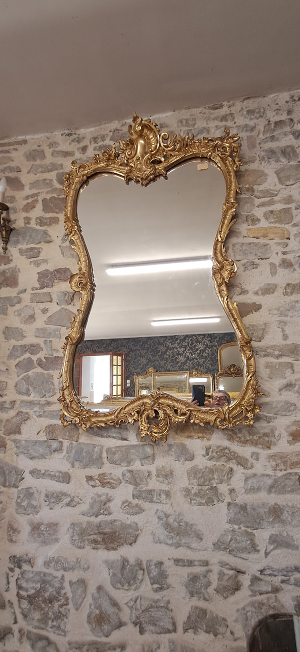 Miroir ancien XIX  143 x 87