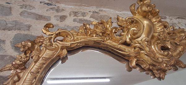 Miroir ancien XIX  143 x 87