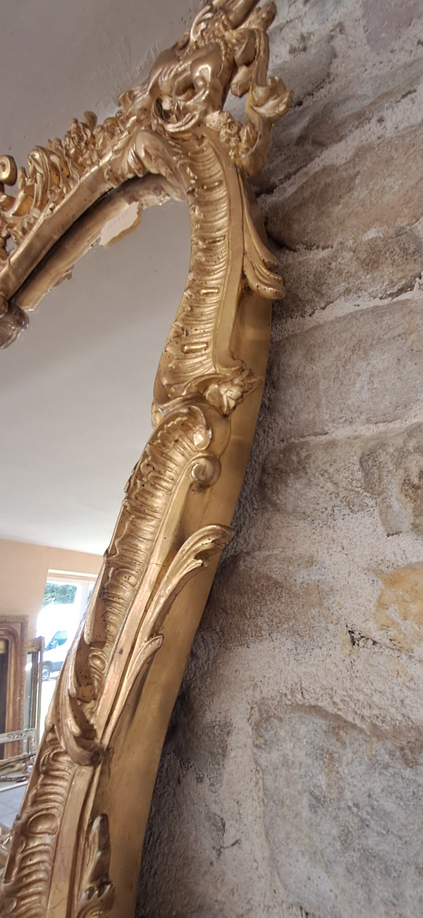 Miroir ancien XIX  143 x 87