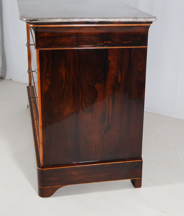 Kommode aus Palisander und Zitronenbaum, Zeit Karls X