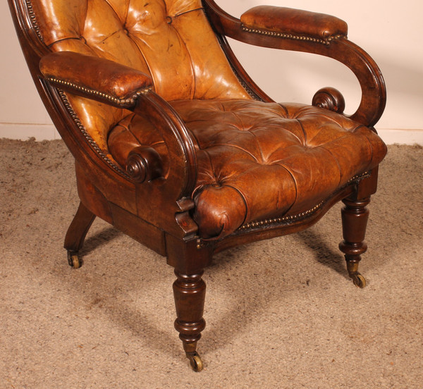 Poltrona Chesterfield - XIX secolo