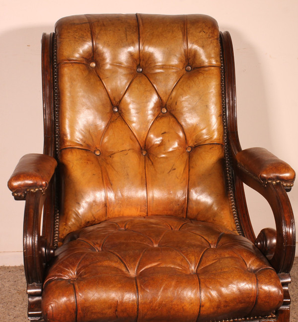 Poltrona Chesterfield - XIX secolo