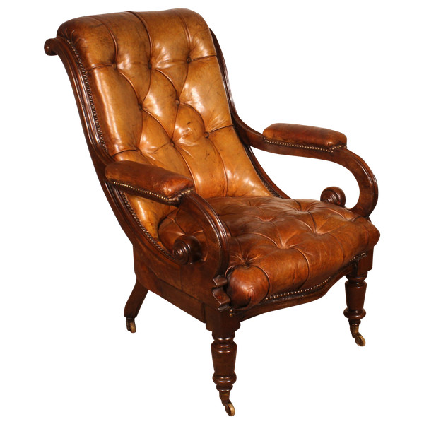 Poltrona Chesterfield - XIX secolo